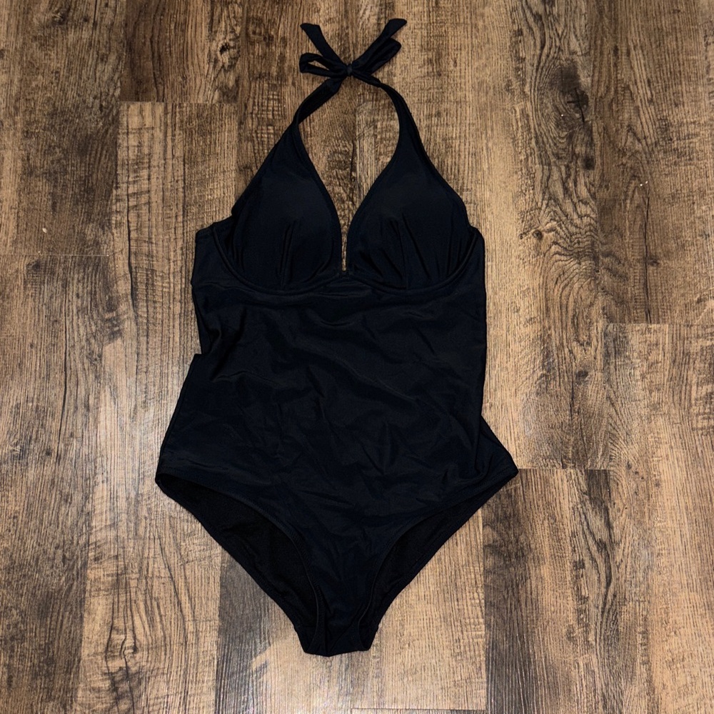 Old Navy Black One Piece Swimsuit